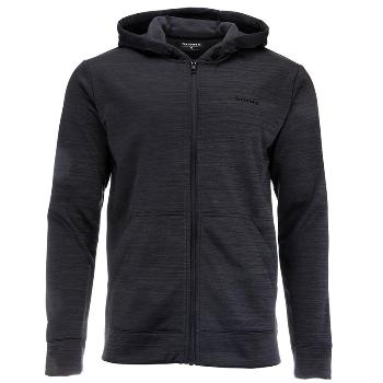 Толстовка Simms Challenger Hoody - Full Zip '21, Black Heather (M)