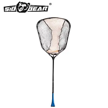 Подсачек SibBear Pelican складной, квадратный, плавающий 70x60 см, 175 см, синий