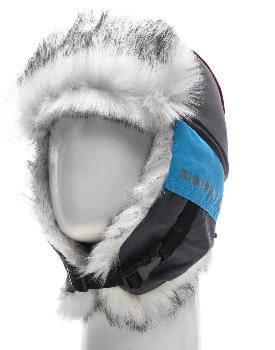 Шапка-ушанка зимняя Huntsman "Siberia Lady", Breathable, голубой/серый (54-56)