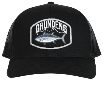 Кепка Grundens Bluefin Trucker, Solid Black, One Size