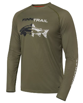 Лонгслив Finntrail Wave Fish Khaki (S)