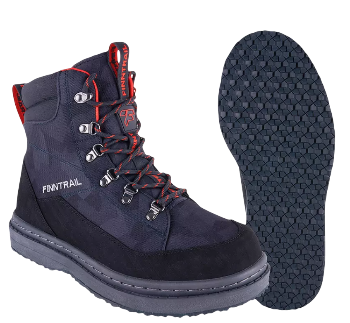 Ботинки забродные Finntrail Greenwood CamoShadowBlack, резина, р.39 (06)