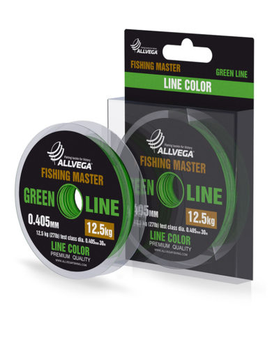 Леска Allvega "Fishing Master" 30м 0,405мм (12,5кг) зеленая