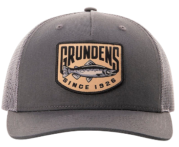 Кепка Grundens King Trucker, Charcoal, One Size
