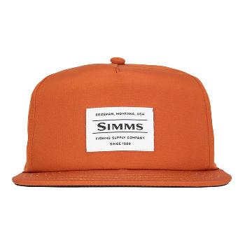 Кепка Simms Unstructured Flat Brim Cap, Simms Orange