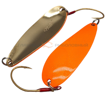 Блесна Art fishing Bite orange diamond, 80 мм, 20 г.