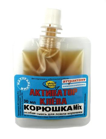Активатор клёва Well Baits Корюшка Mix 30 мл (спрей)