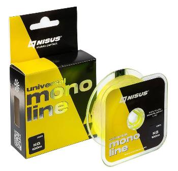 Леска Nisus Monoline Fl. Yellow 0,40 мм. 100 м. 13,1 кг. нейлон