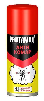 Репеллент "Рефтамид Антикомар" (5-03.07.121.01),(5-03.07.221.01),(5-03.07.020.01), 145 мл
