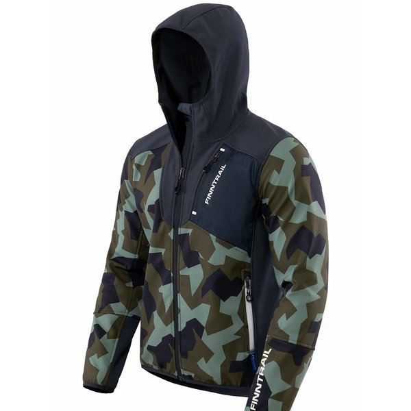 Картинка Термокуртка Finntrail Softshell Nitro CamoArmy_N (S) от магазина Главный Рыболовный