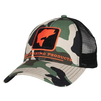 Картинка Кепка Simms Bass IconTrucker, Woodland Camo от магазина Главный Рыболовный