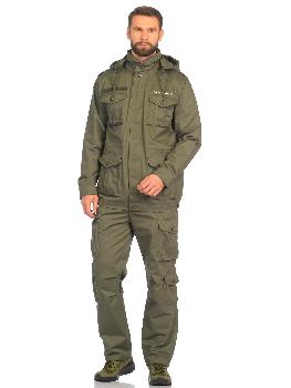 Костюм летний Huntsman "Крафт", смесовая, хаки (44-46/170-176)