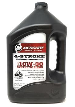 Масло для 4-х тактных лодочных моторов полусинтетическое Mercury 10W30, 4 л