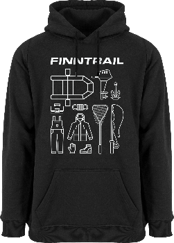 Картинка Кофта Finntrail H2 Tetris Fish Black (XS) от магазина Главный Рыболовный