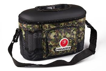 Картинка Кан рыболовный Higashi Live bait box 7,5 л (#Green Digital Camo) от магазина Главный Рыболовный