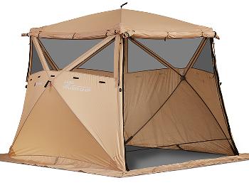 Кухня-шатер Higashi Pyramid Mesh Sand 230х230х200 см, 4 кармана, 12 кг