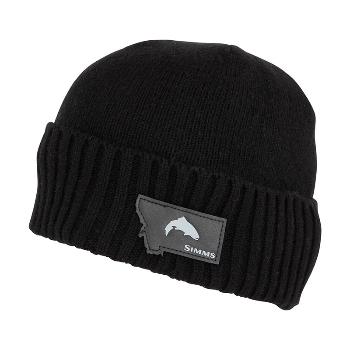 Картинка Шапка Simms Big Sky Wool Beanie, Carbon от магазина Главный Рыболовный