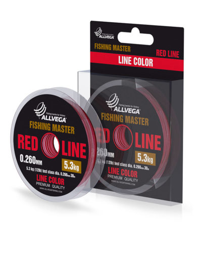 Леска Allvega "Fishing Master" 30м 0,520мм (19,1кг) рубиновая