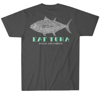 Футболка Grundens Eat Tuna T-Shirt SMU Charcoal (M)