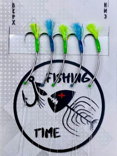 Оснастка Fishing Time из игл с мухой, лагартюн микс