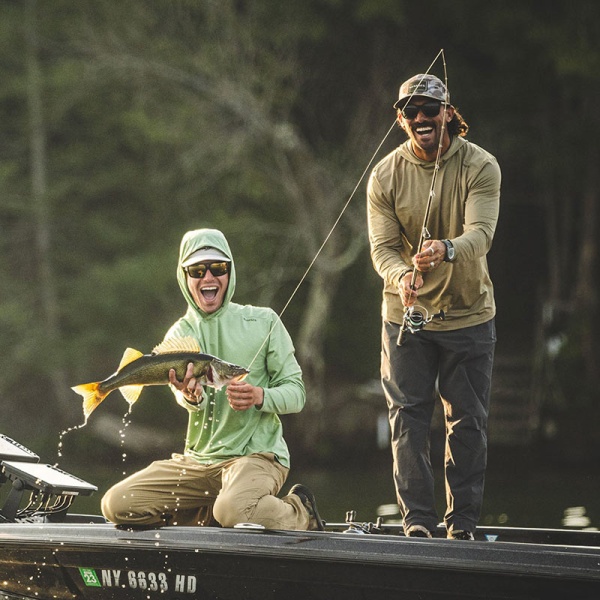 Картинка Термофутболка Simms Solarflex Crew, Field Heather, (L) от магазина Главный Рыболовный