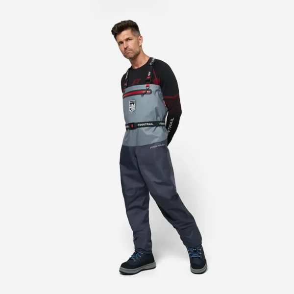 Картинка Вейдерсы Finntrail Wademan Grey (XS) от магазина Главный Рыболовный