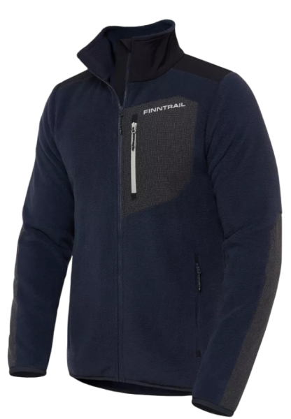 Картинка Термокуртка мужская Finntrail Sherpa DarkGrey (XL) от магазина Главный Рыболовный