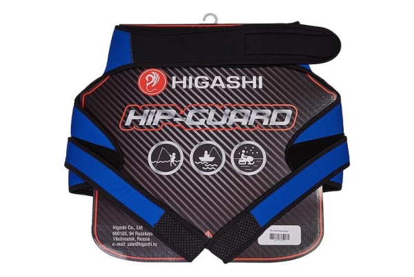 Картинка Защита неопреновая Higashi Hip-Guard Black-Blue от магазина Главный Рыболовный