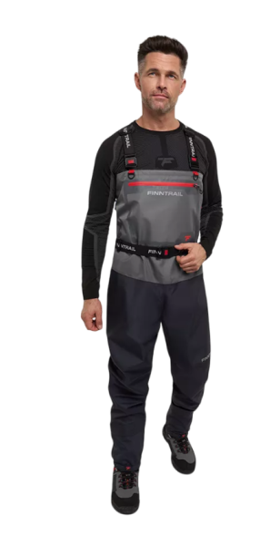 Картинка Вейдерсы Finntrail Wademan Grey (XL) от магазина Главный Рыболовный