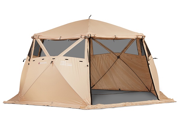 Картинка Кухня-шатер Higashi Yurta Сamp Sand II 420х420х210 см 4 кармана, 18 кг от магазина Главный Рыболовный