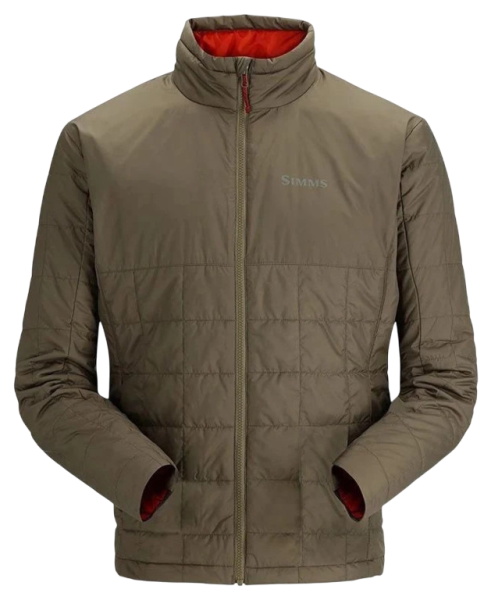 Картинка Куртка Simms Fall Run Collared Jacket '21, Dark Stone (M)  от магазина Главный Рыболовный