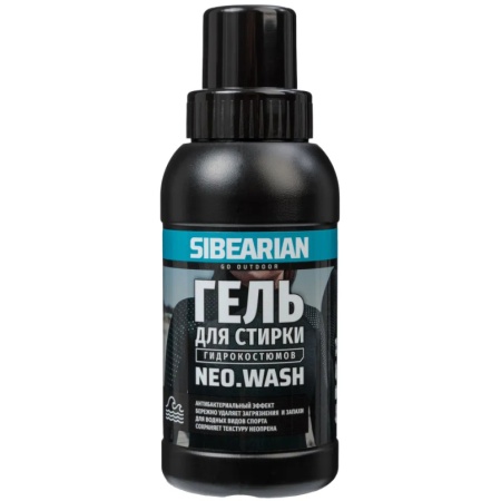 Картинка Гель для стирки гидрокостюмов Sibearian Neo Wash, 250 мл  от магазина Главный Рыболовный