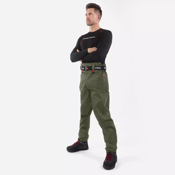 Картинка Вейдерсы (штаны) Finntrail Runner Khaki (S) от магазина Главный Рыболовный