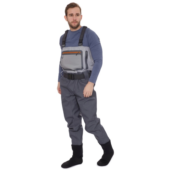 Картинка Вейдерсы FHM "Brook V2", серый/светло-серый (44-45(XL-2XL)/182) от магазина Главный Рыболовный
