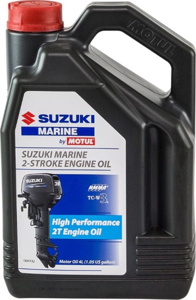 Картинка Масло для 2-тактных двигателей минеральное Suzuki Marine, TC-W3, 4 л, Motul от магазина Адмирал моторс