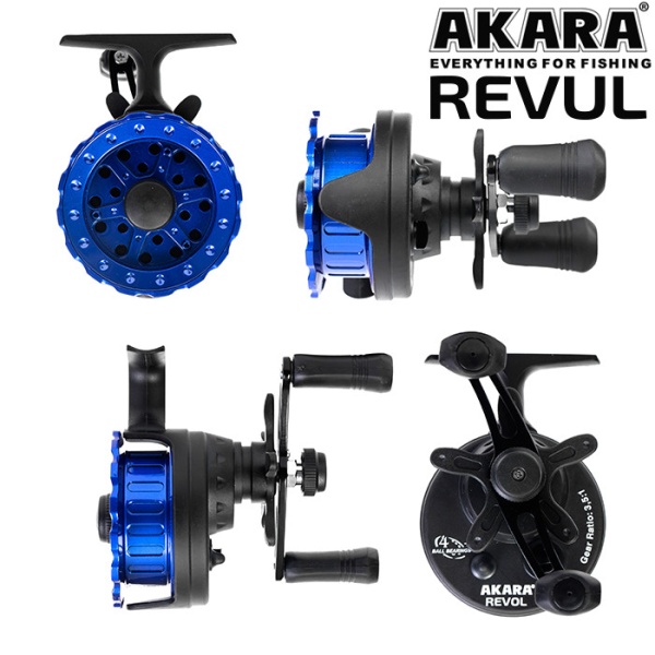 Картинка Катушка мультипликаторная Akara Revol 4+1 bb L от магазина Главный Рыболовный