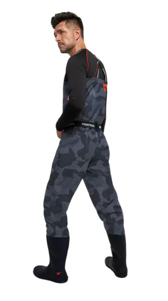 Картинка Вейдерсы с сапогом Finntrail Airman CamoShadowBlack (11(44)XL) от магазина Главный Рыболовный