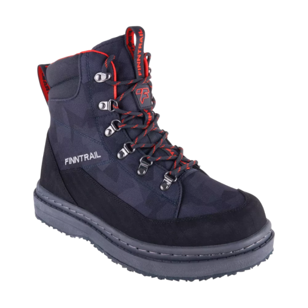 Картинка Ботинки забродные Finntrail Greenwood CamoShadowBlack, резина, р.39 (06) от магазина Главный Рыболовный