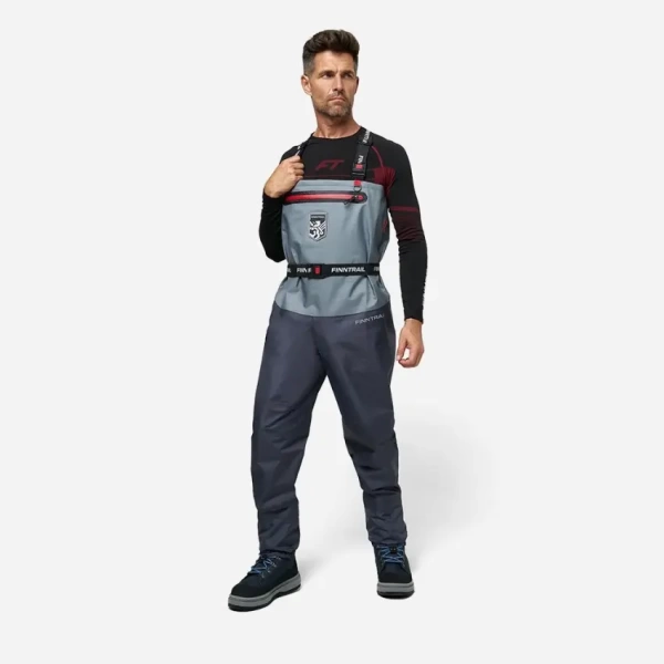 Картинка Вейдерсы Finntrail Wademan Grey (XS) от магазина Главный Рыболовный